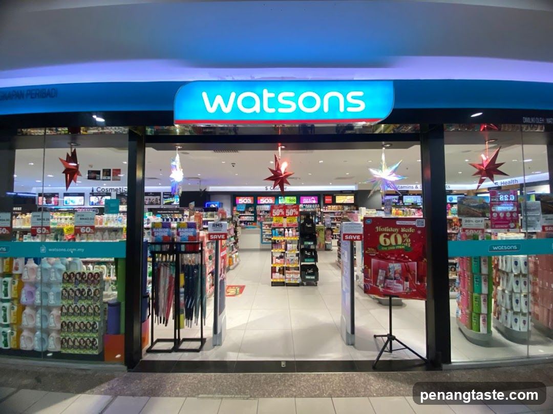 Watsons Megamall Pinang Shop