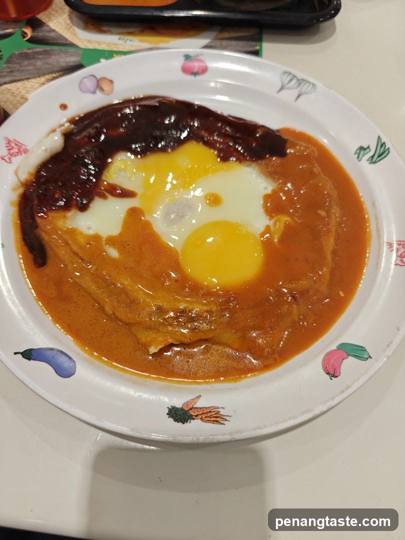 Egg in Curry Sauce Dish