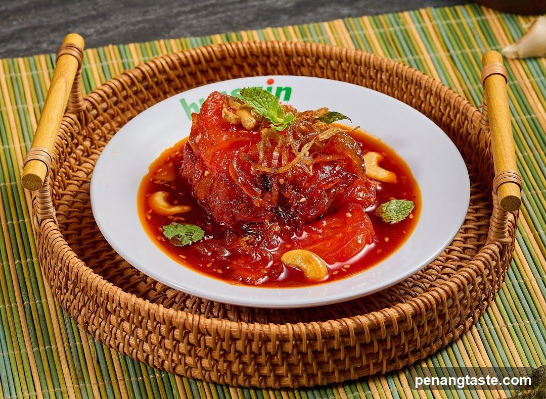 Red Meat Dish with Garnish