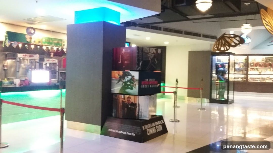Movie Poster Display in Mall