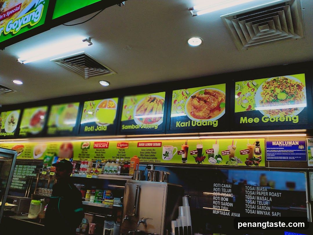 Food Stall Interior View