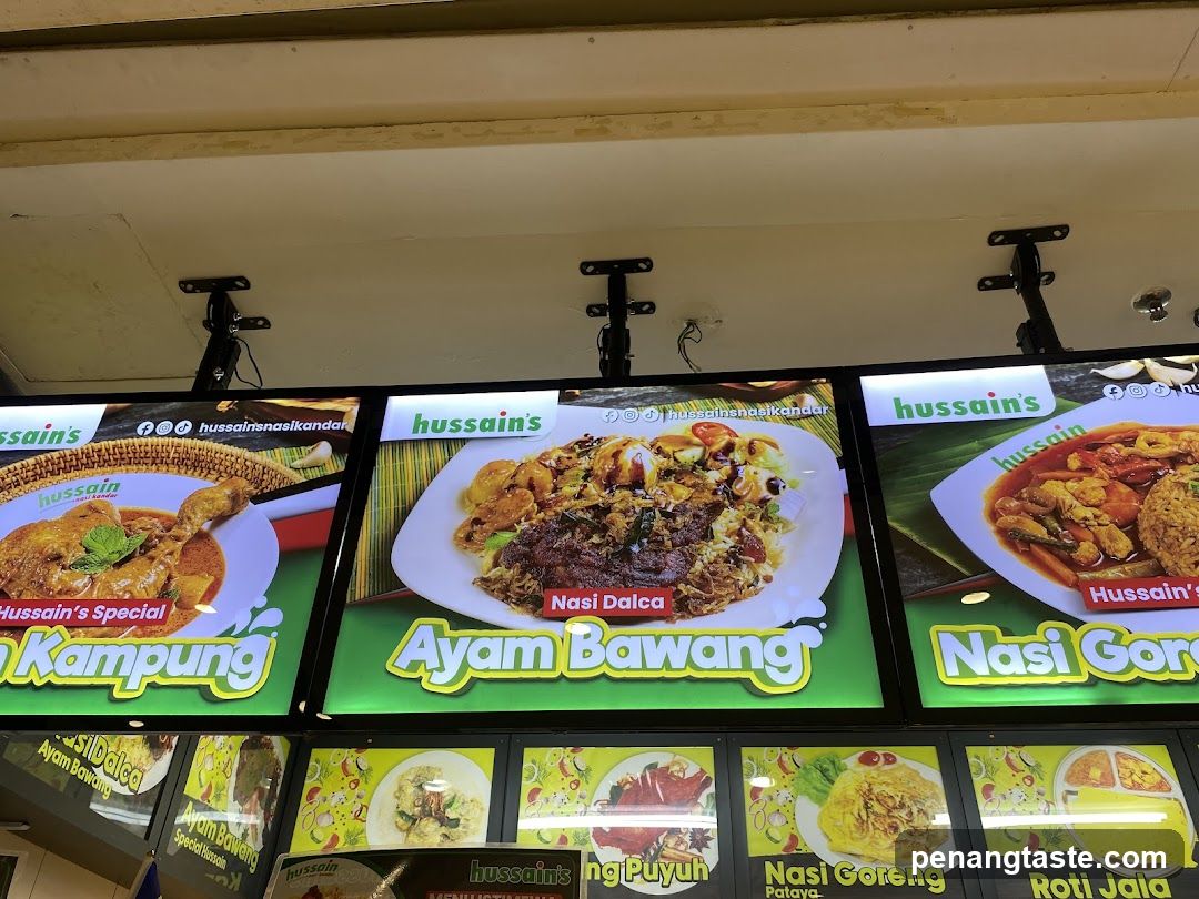 Hussain's Restaurant Signage Display