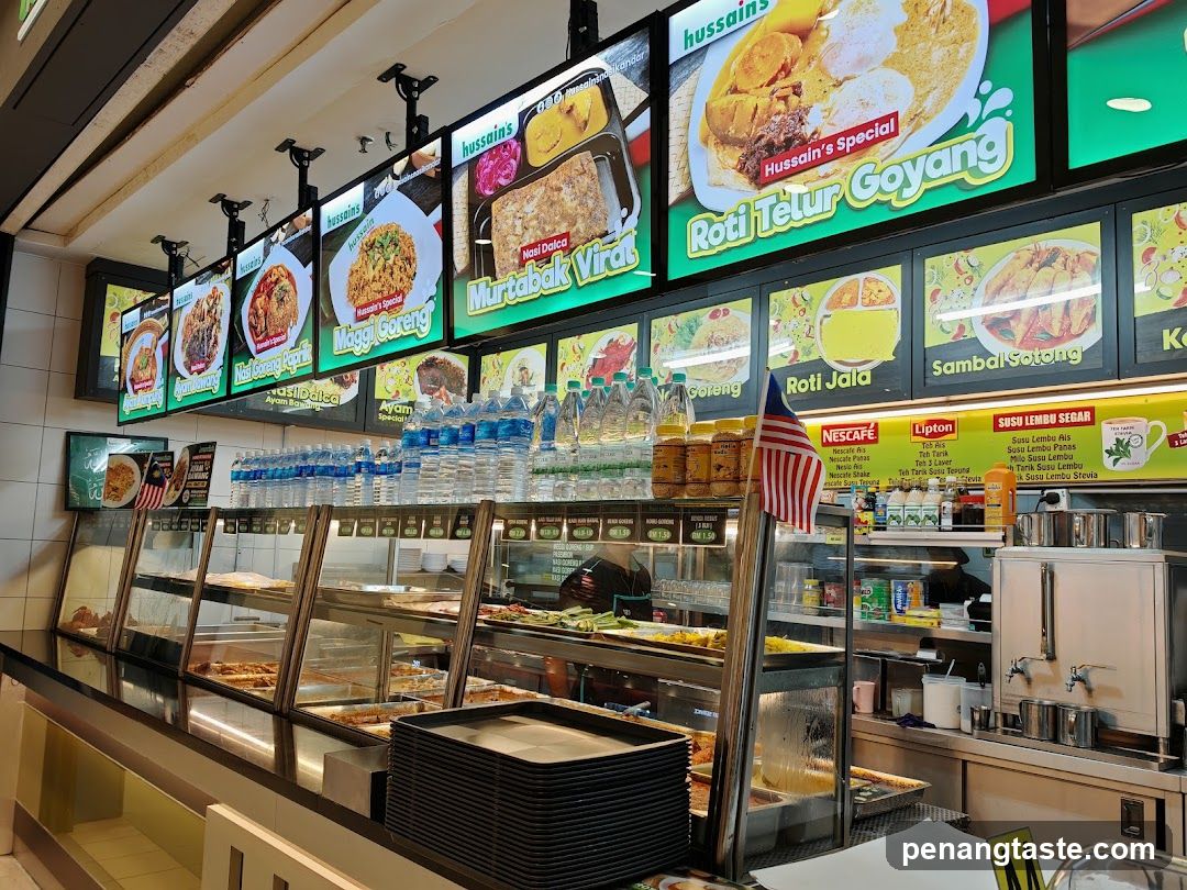 Hussain's Food Stall Interior