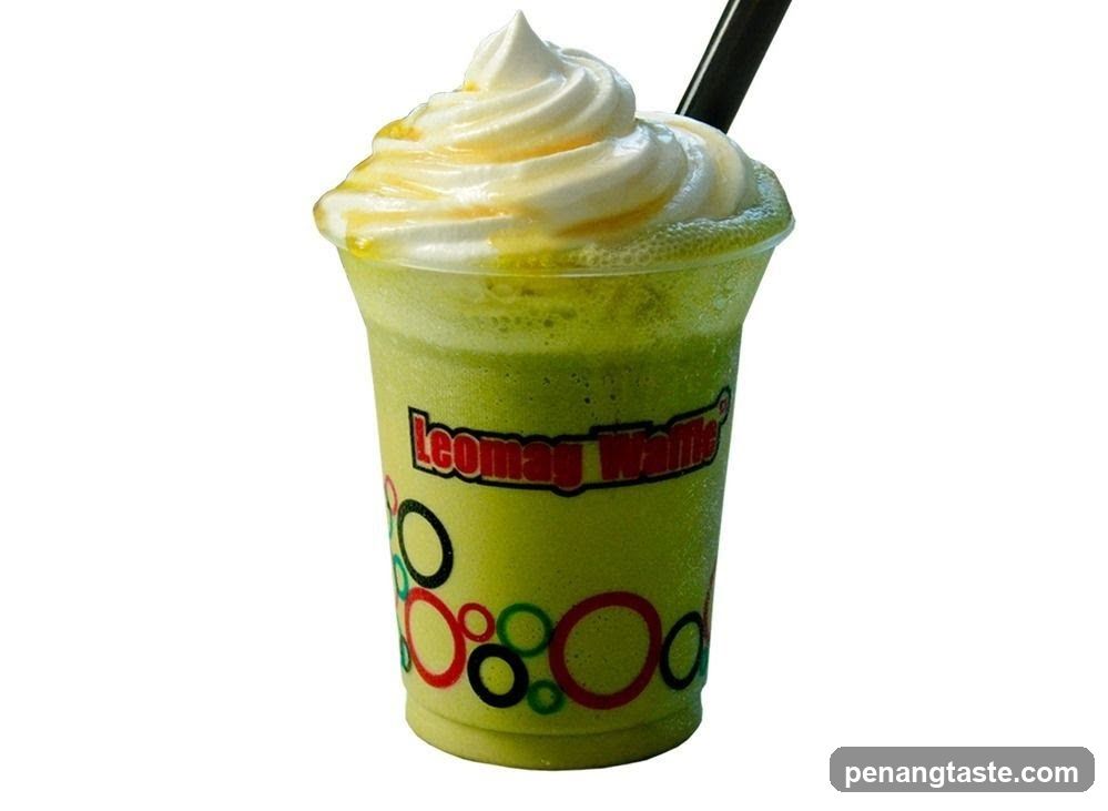 Matcha Shake with Whipped Cream