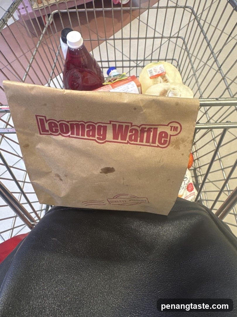 Leomag Waffle Bag in Shopping Cart
