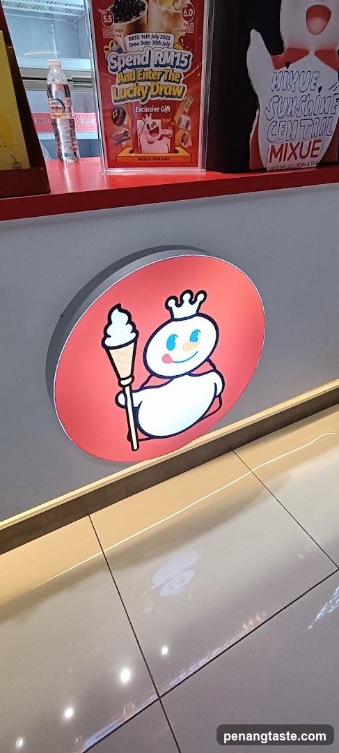 Mixue Ice Cream Shop Interior Signage