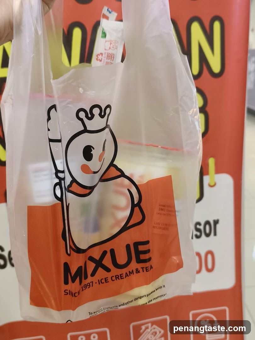 Mixue Bag with Mascot