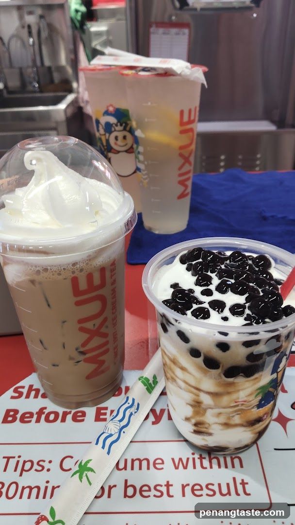 Boba Milk Tea and Iced Coffee Drinks