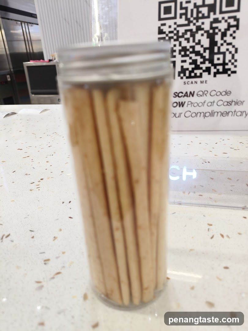 Snack Jar with QR Code Sign
