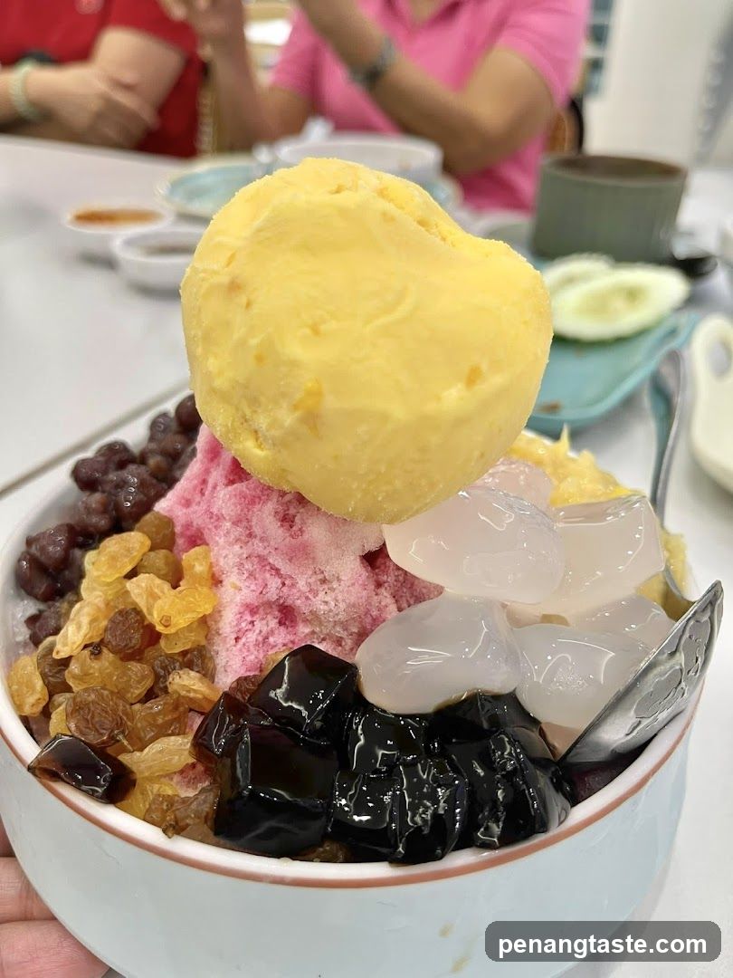 Dessert Bowl with Ice Cream and Toppings