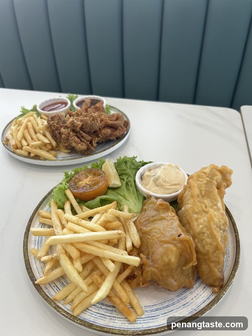 Fried Chicken and Fries Meal