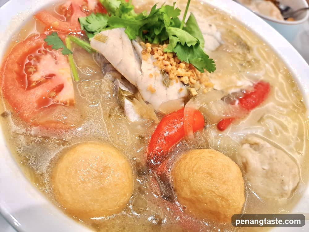 Tomato Fish Soup with Dumplings