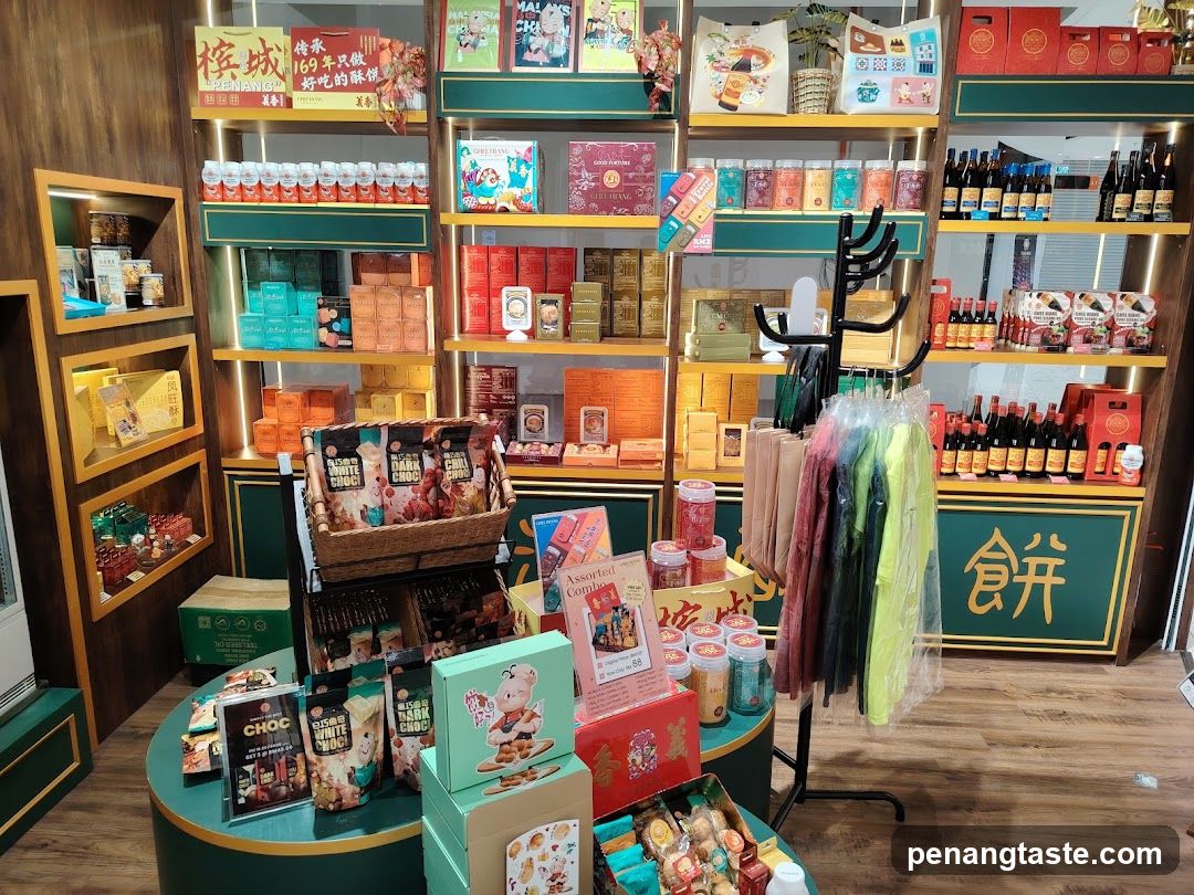 Interior of a Chinese snack and confectionery shop