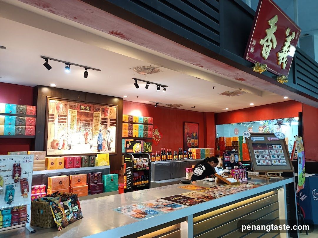 Interior of a Chinese-style food shop