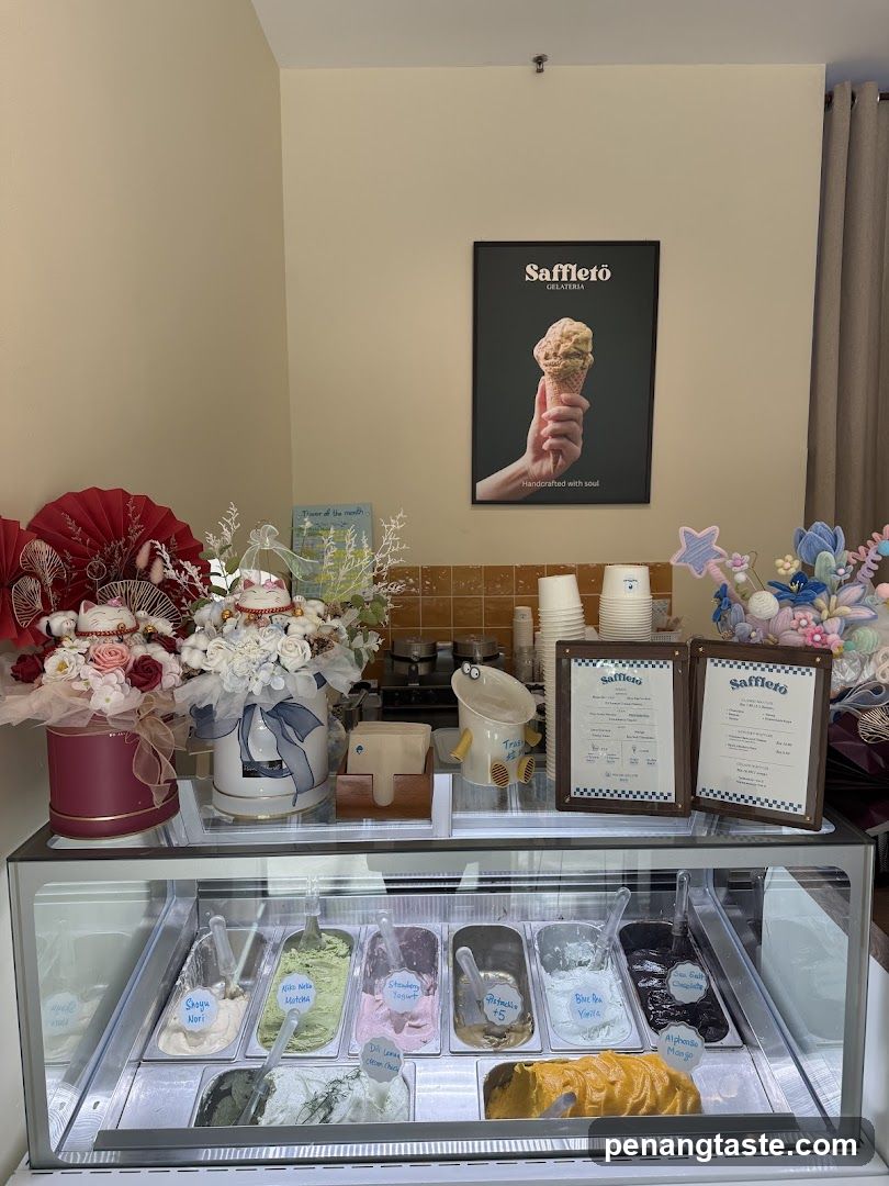 Saffeto Gelato Display