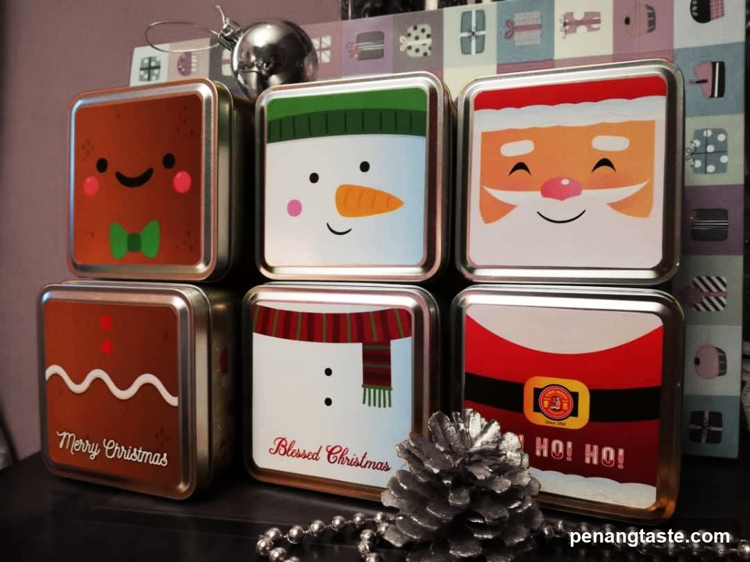 Christmas Themed Tin Boxes