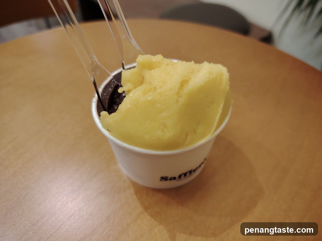 Saffron Ice Cream Cup