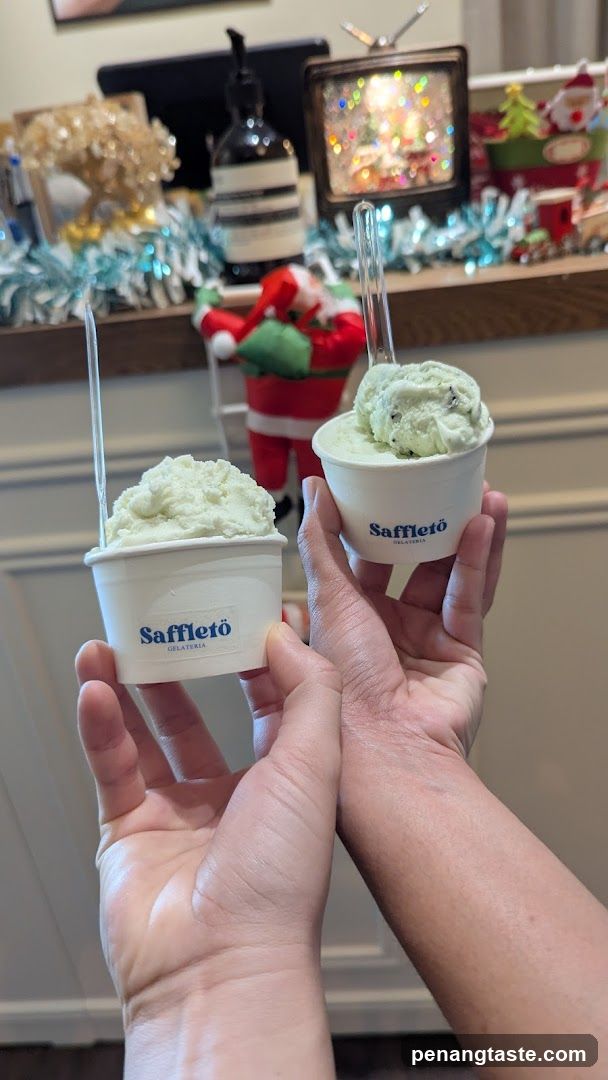 Safflerò Gelateria Ice Cream Cups