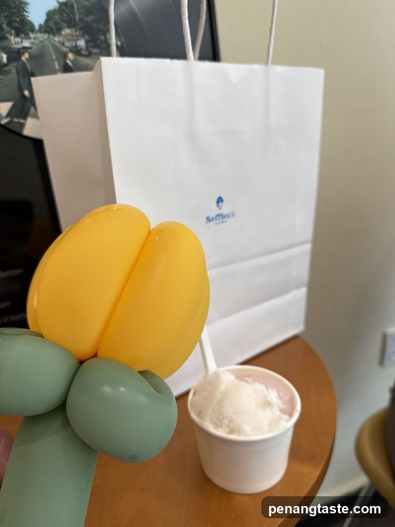 Balloon Flower and Ice Cream