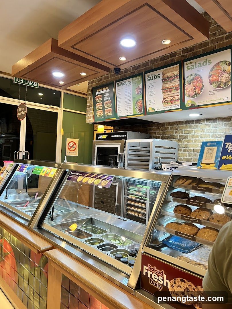 Subs and Salads Counter Interior