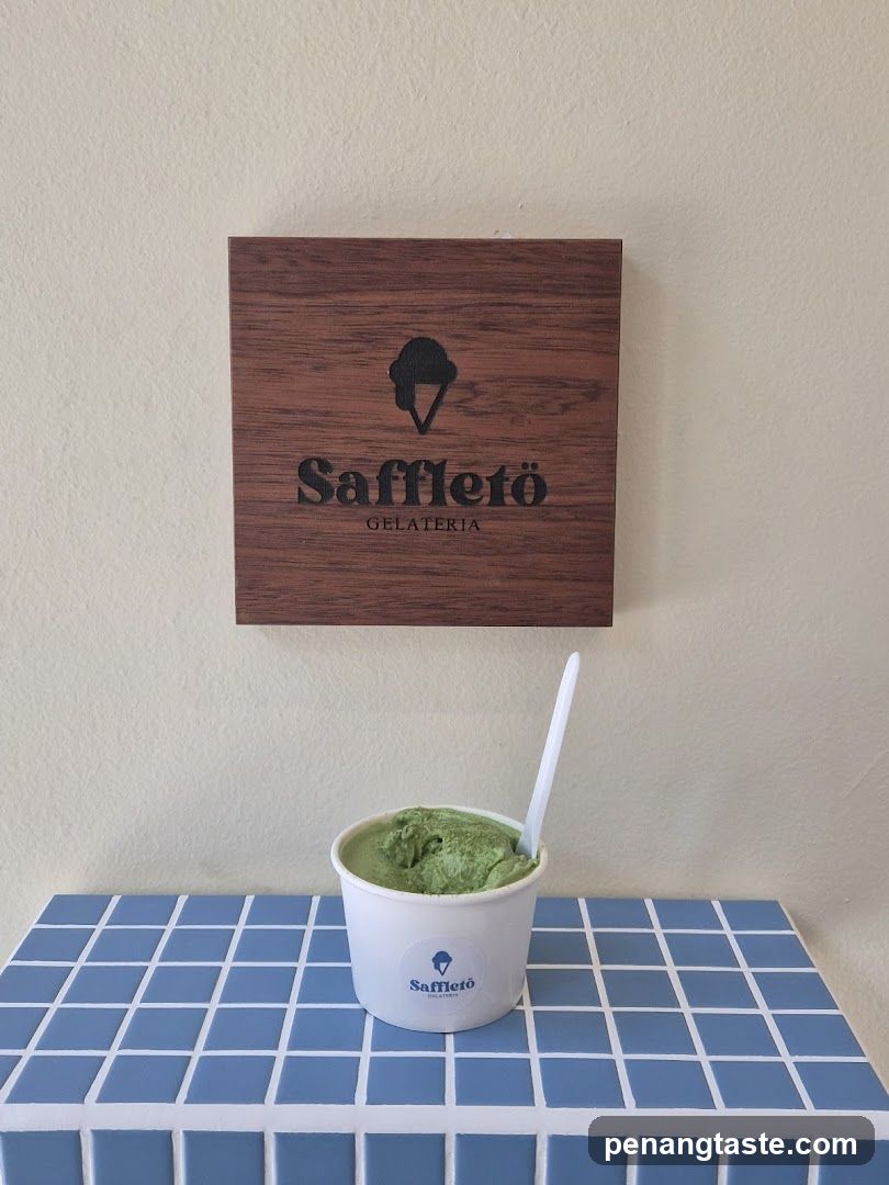 Saffletö Gelateria Product Shot