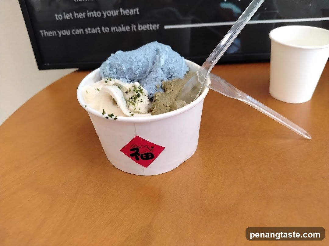Blue and White Dessert Cup