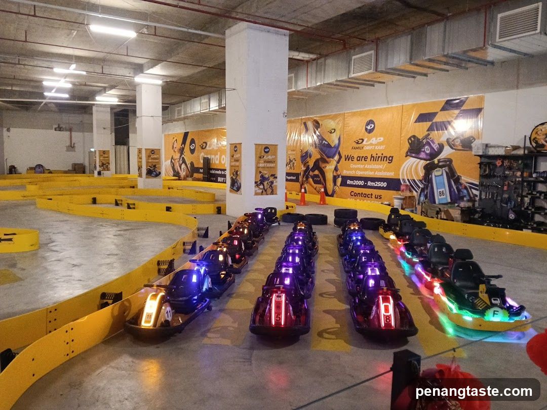 Indoor Go-Kart Track Interior