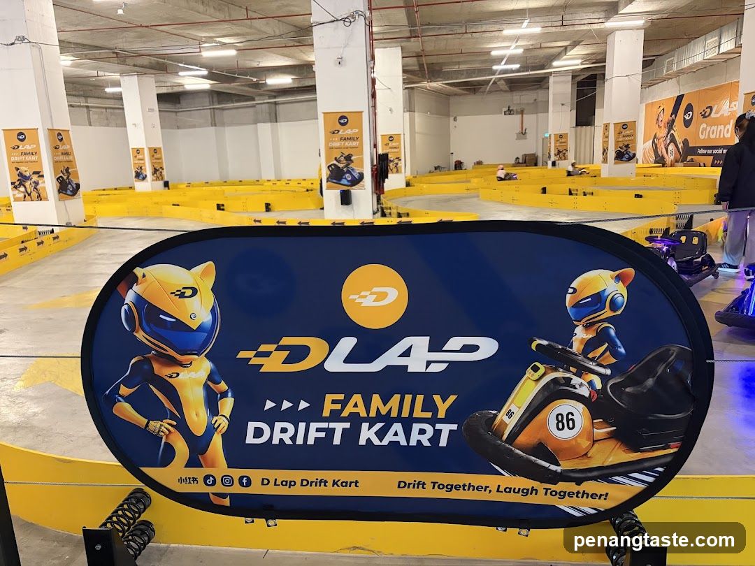 D Lap Family Drift Kart Signage
