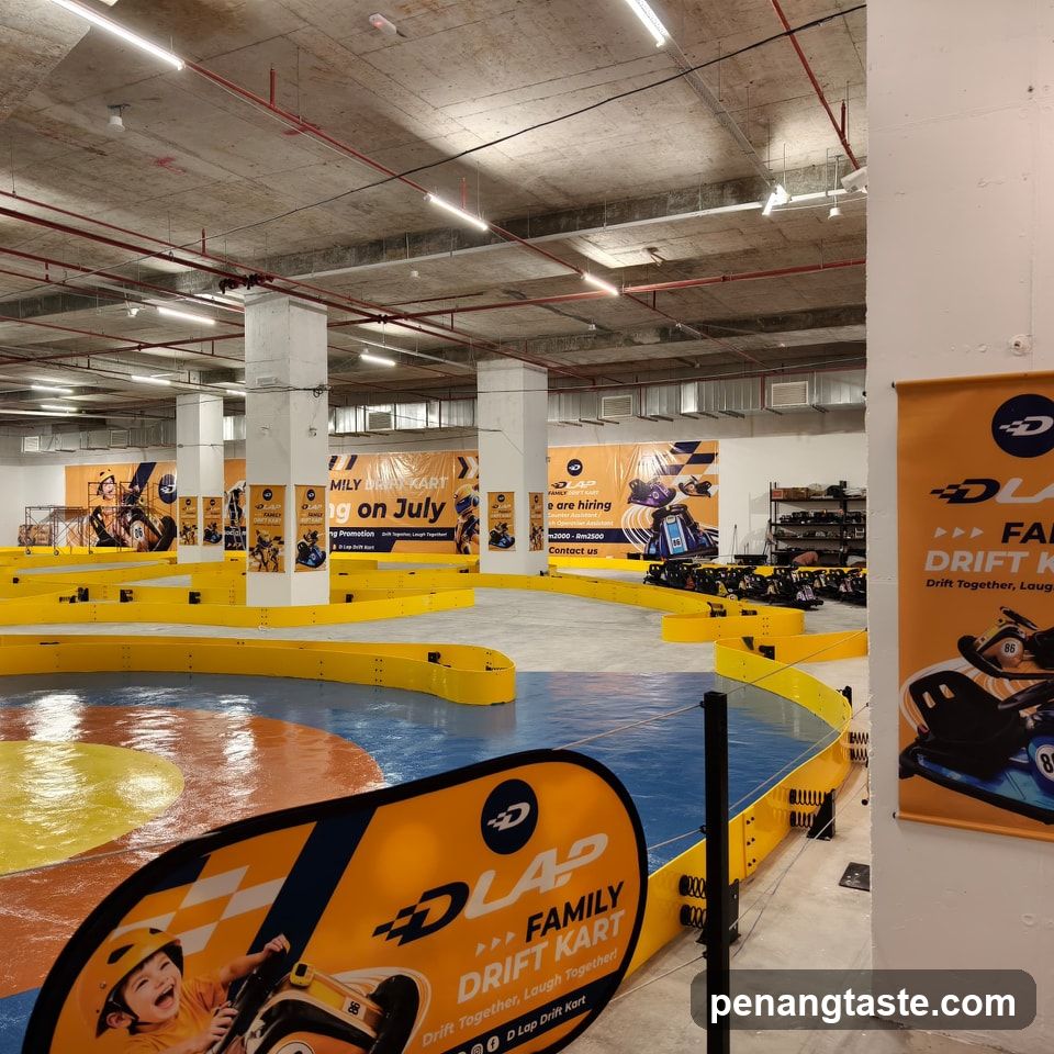 Family Drift Karting Facility Interior