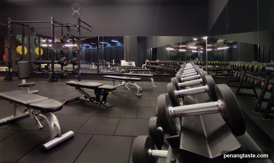Gym Interior with Equipment