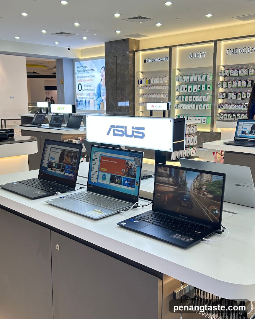 ASUS Electronics Store Interior