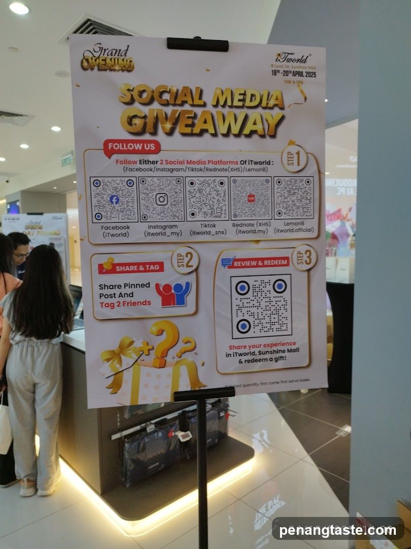 iWorld Grand Opening Social Media Giveaway