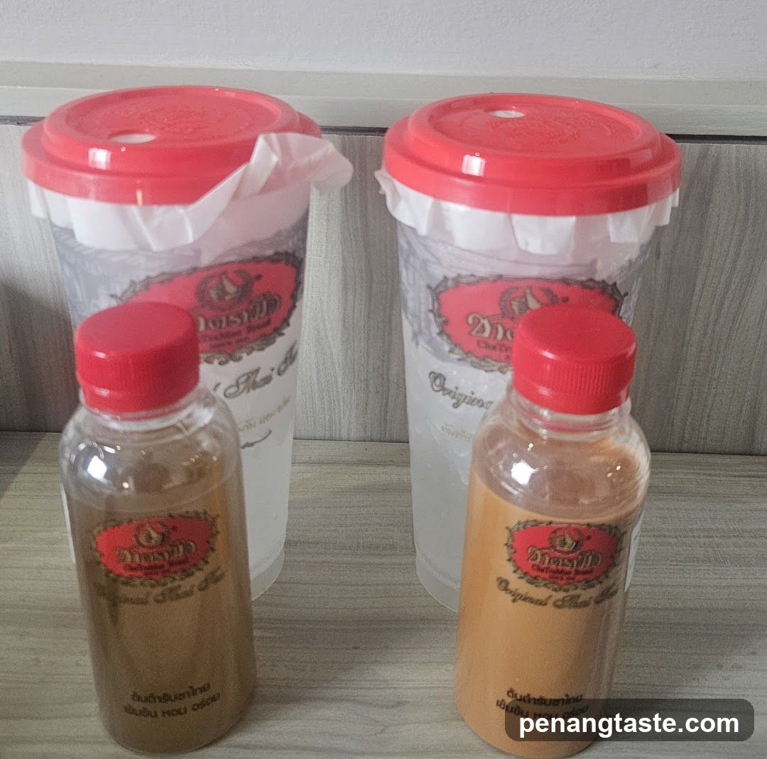 Thai Tea and Iced Coffee Bottles
