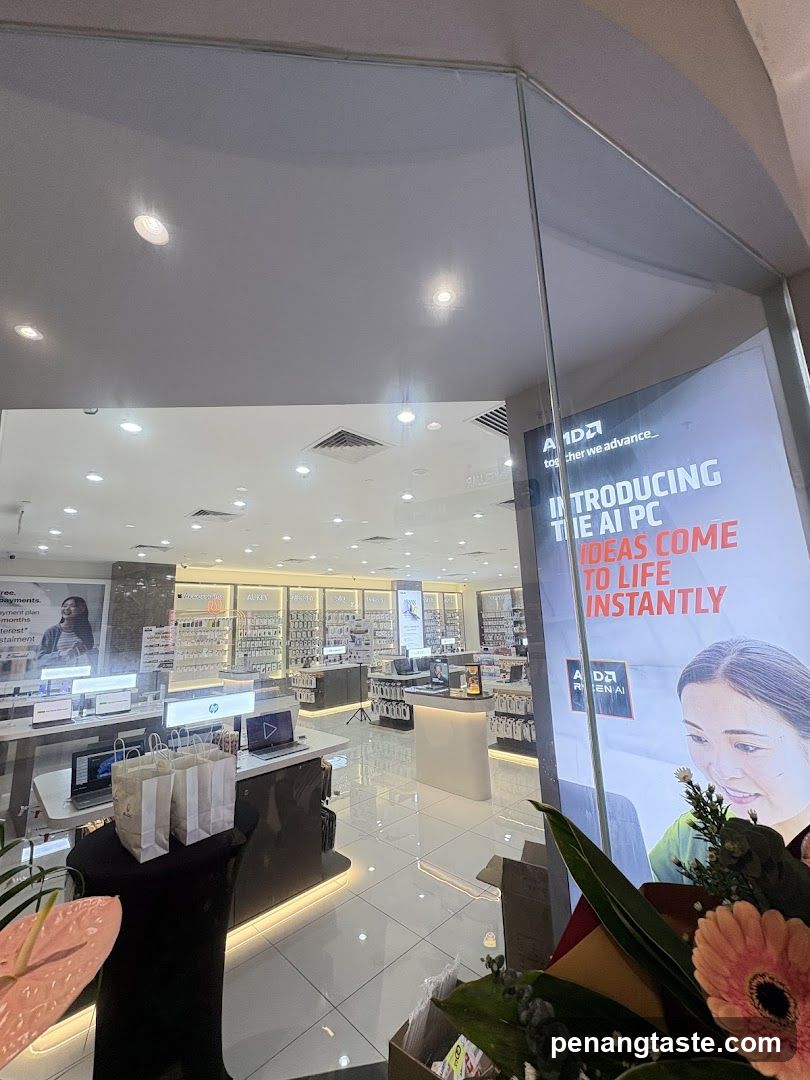 Electronics Store Interior View