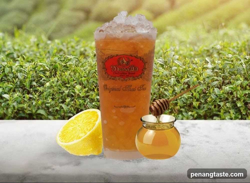 Thai Tea with Honey and Lemon