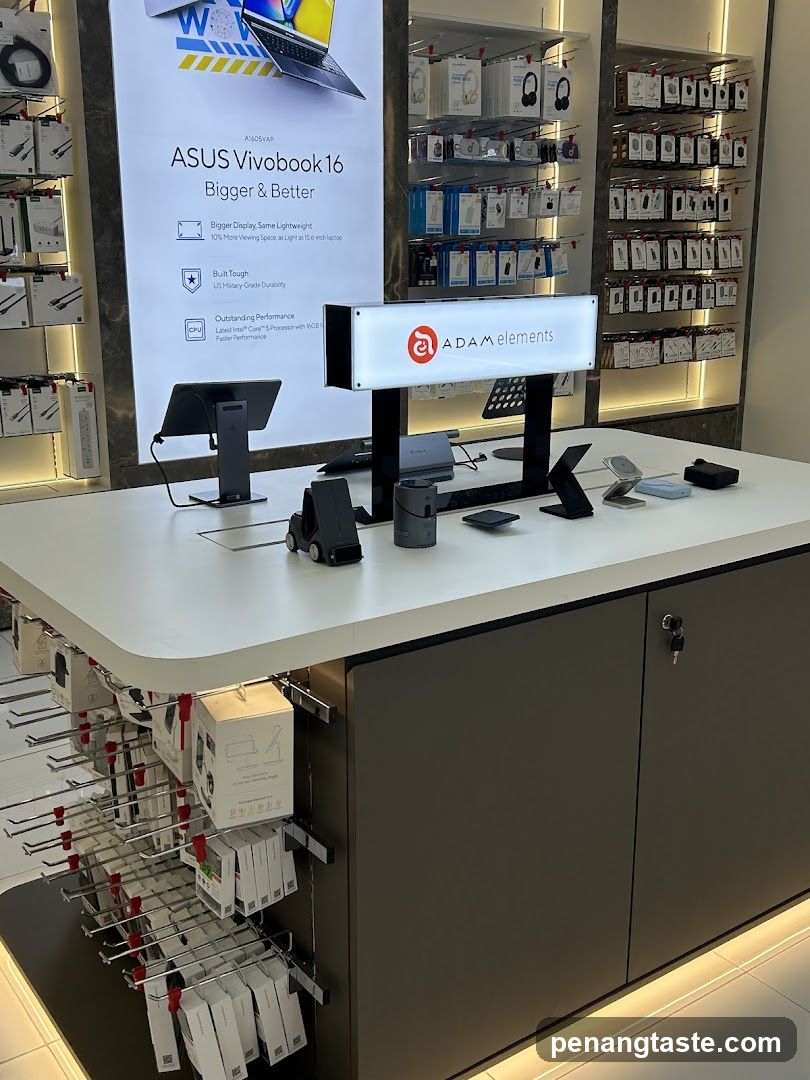Electronics Store Interior Display