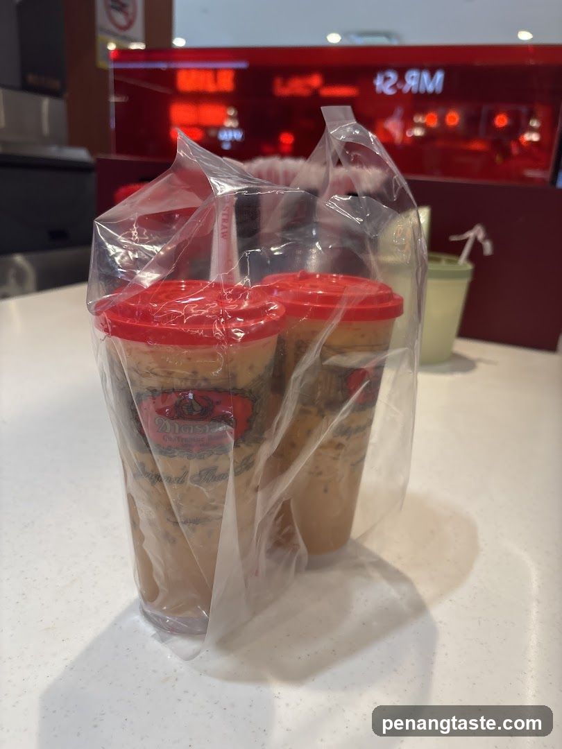 Iced Coffee Cups in Plastic Bag