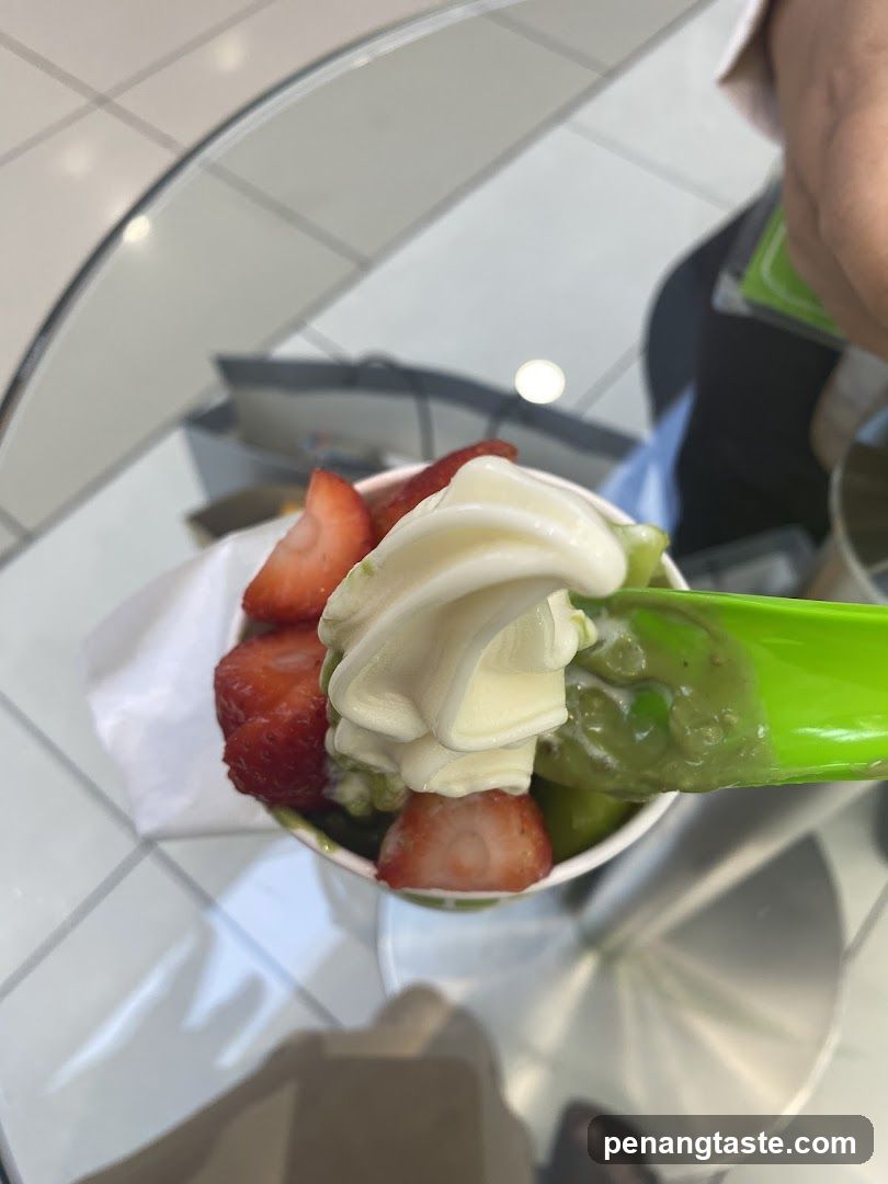 Strawberry and Matcha Dessert
