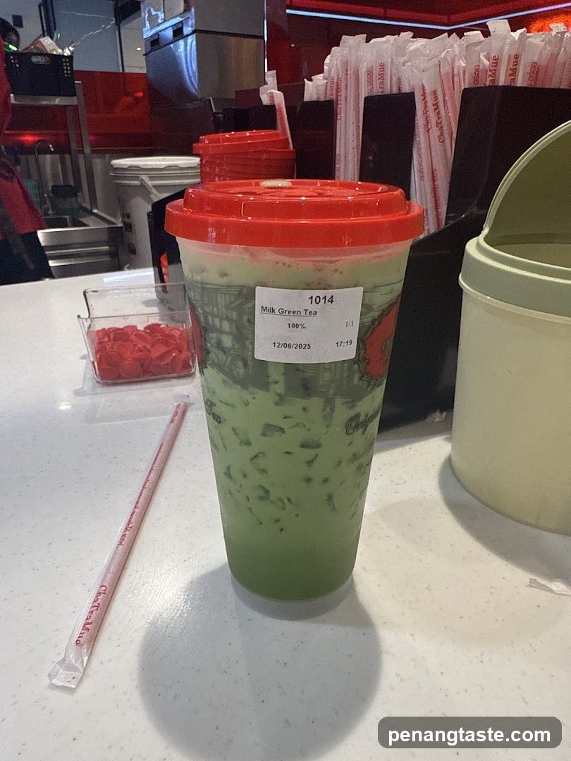 Milk Green Tea Cup