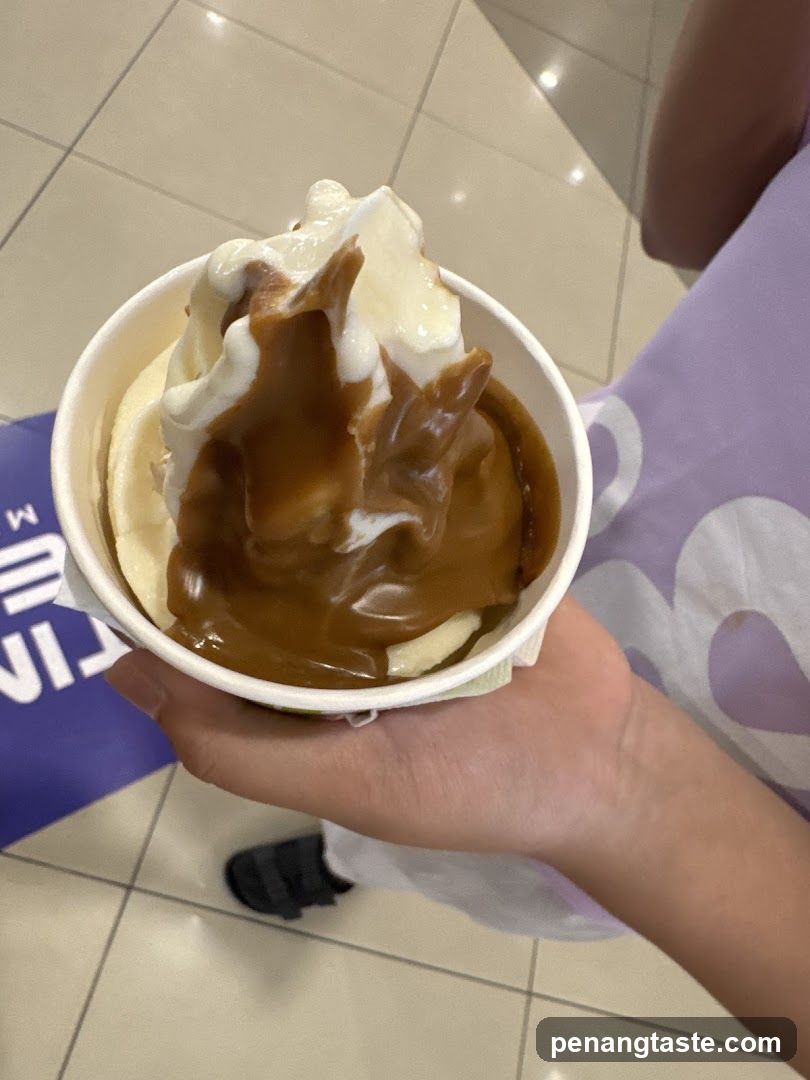 Caramel Sundae with Whipped Cream