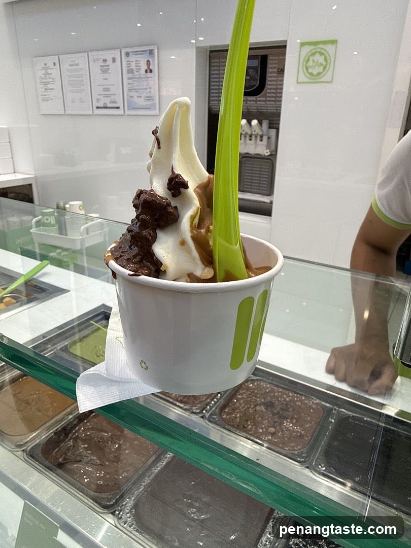 Soft Serve Dessert Cup with Toppings