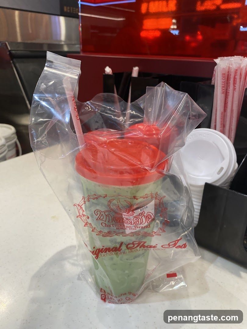 Thai Tea Cup in Plastic Bag