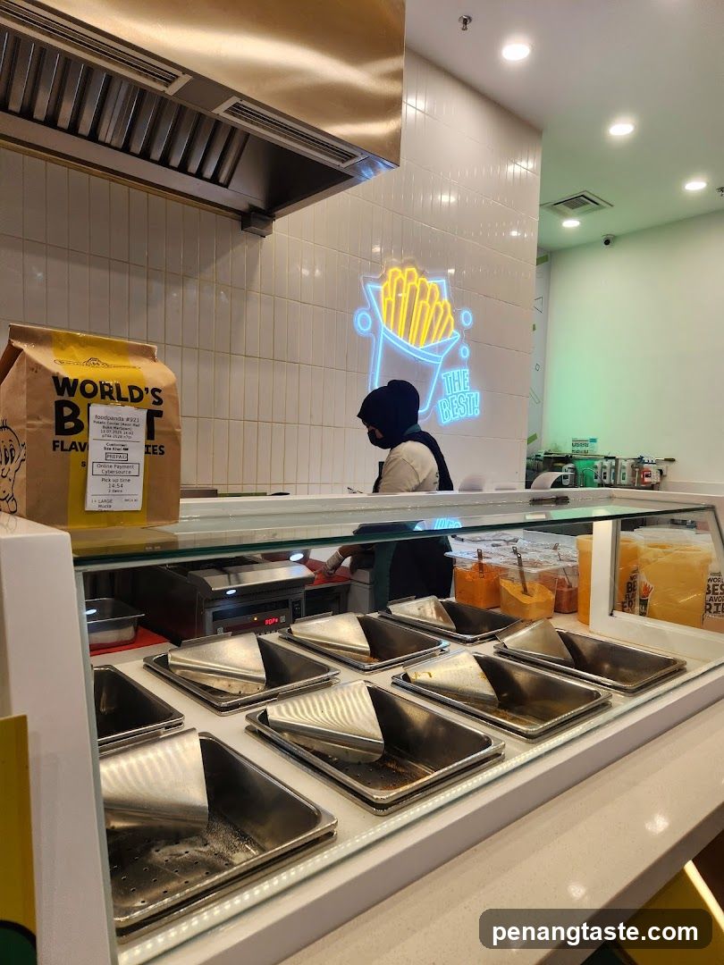 Food Service Counter Interior