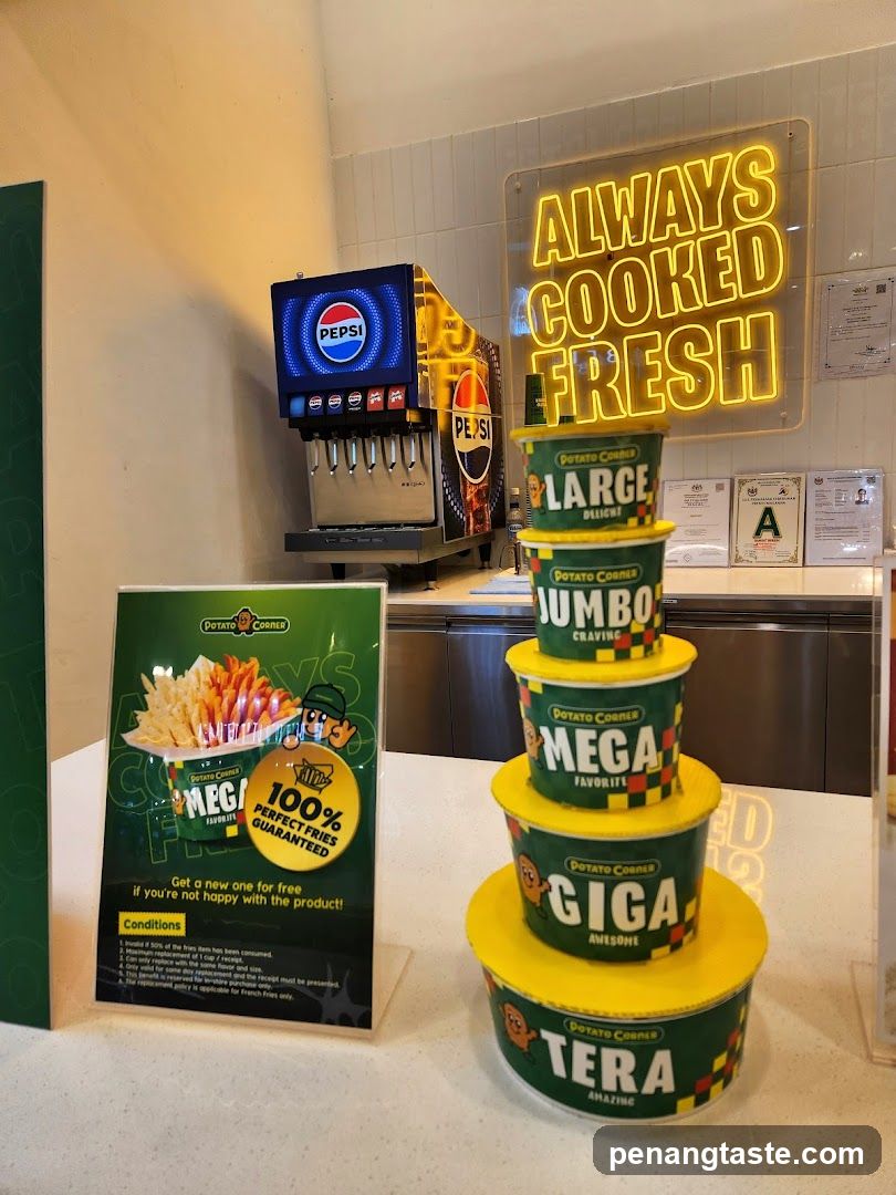 Potato Corner Display