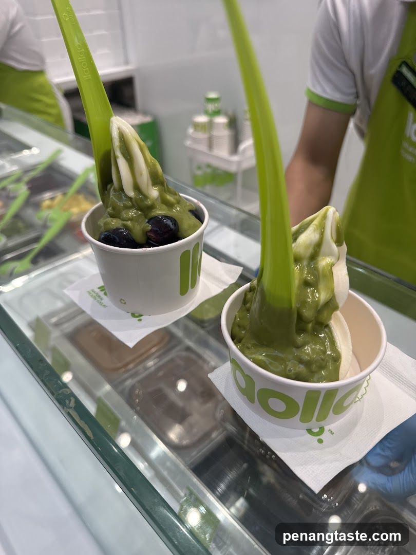 Matcha Dessert Display