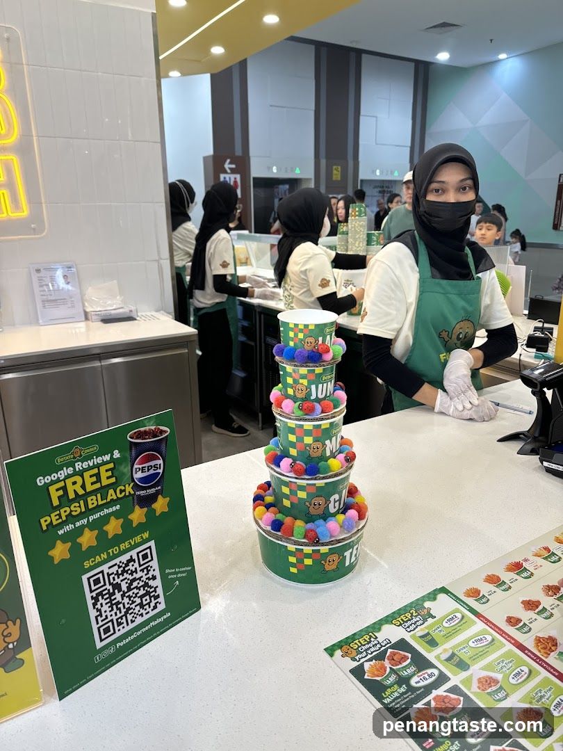 Fast Food Counter Interior