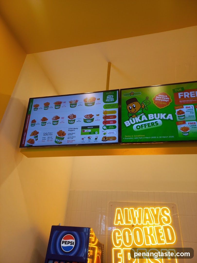 Buka Buka Offers Menu Board