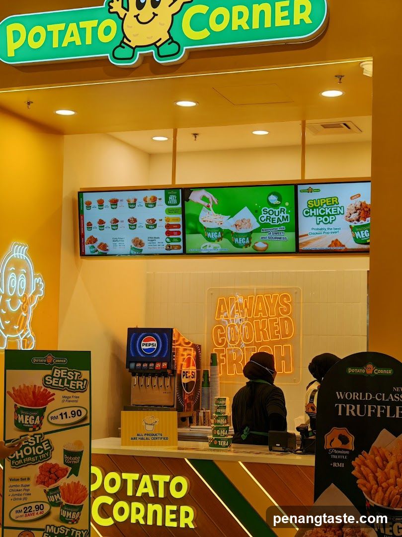 Potato Corner Store Interior