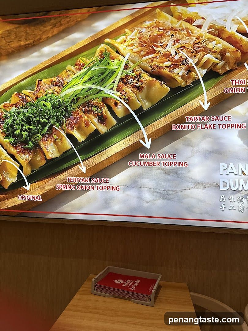 Food Display Menu