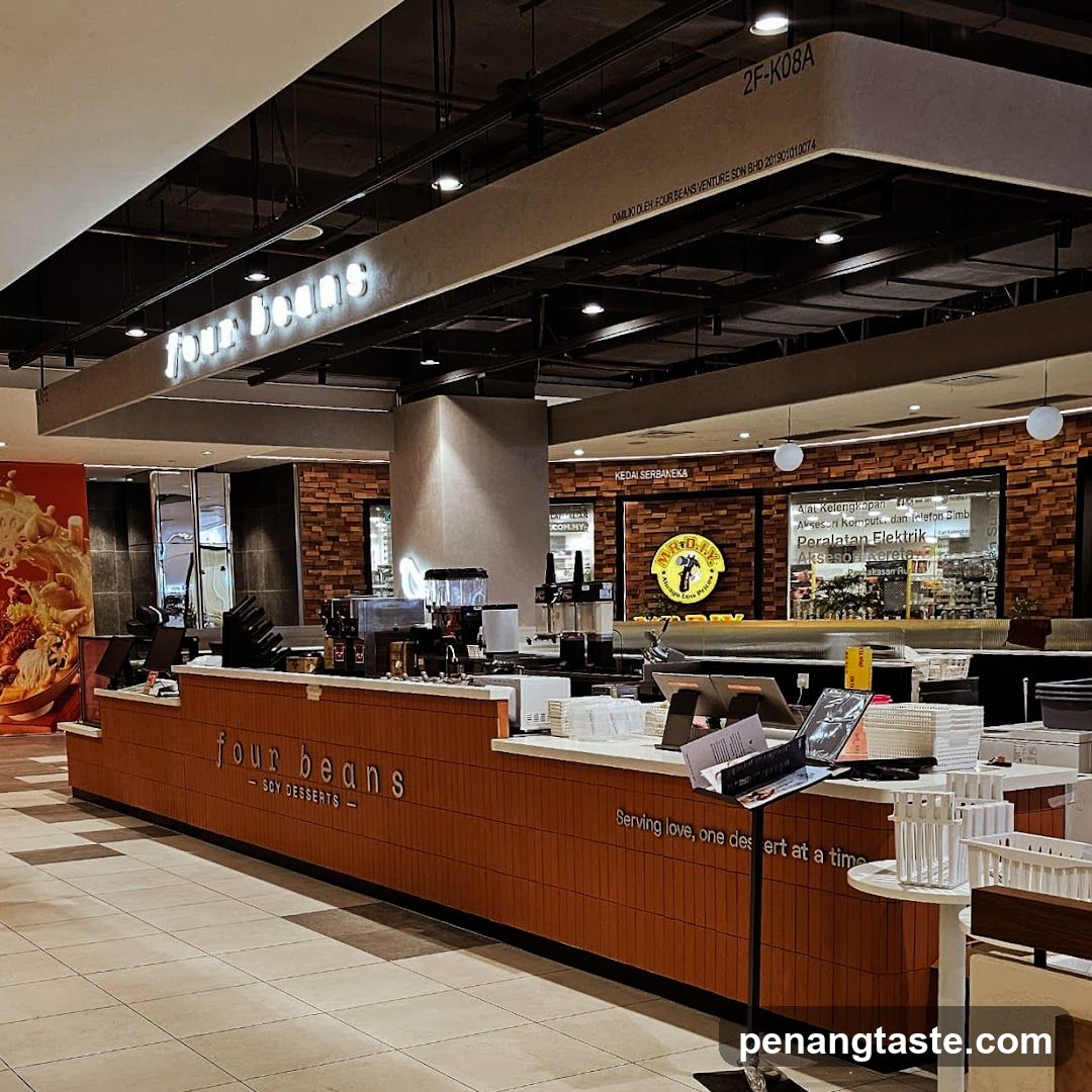 Four Beans Desserts Counter Interior